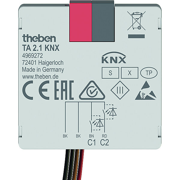 Theben KNX-Tasterschnittstelle Binäreingang 2-fach TA 2.1 KNX